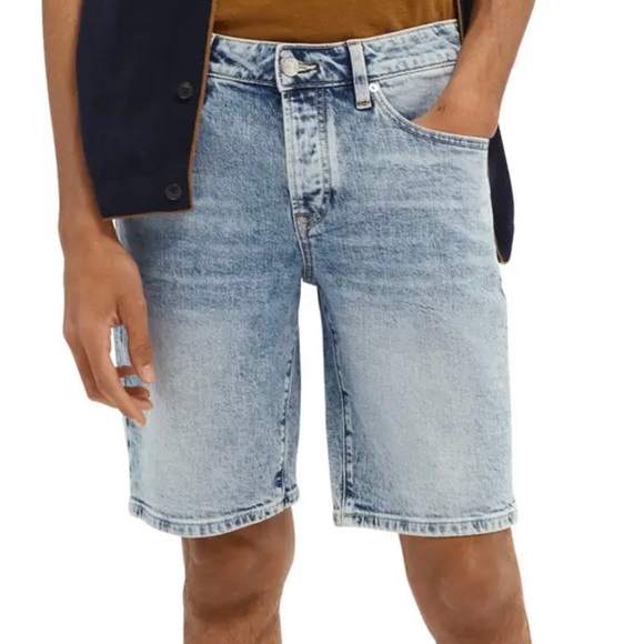 Scotch & Soda Other - Scotch & Soda Ralston Light Wash Indigo Changing Denim Jean Shorts NWT Size 32